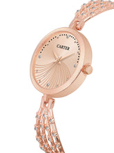 Sandy D Carter Metal Rose Gold Analogue Round Watches for Women_Sandy D Carter-121-RG