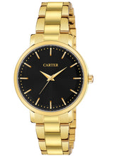 Sandy D Carter Metal Gold Analogue Round Watches for Women_Sandy D Carter-162-GD