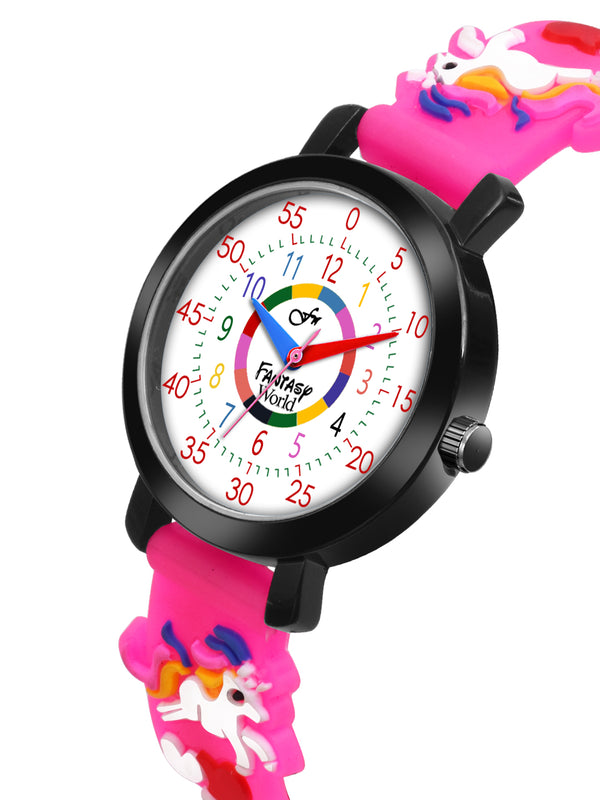 Fantasy World Stylish Watch & Sunglass Combo for Kids – Ideal Gift for Boys & Girls FW-WatchGiftSet-18