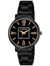 Sandy D Carter Metal Black Analogue Round Watches for Women_Sandy D Carter-167-BK
