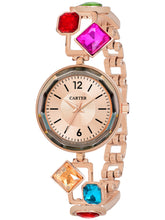 Sandy D Carter Metal Rose Gold Analogue Round Watches for Women_Sandy D Carter-127-RG