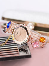 Sandy D Carter Metal Rose Gold Analogue Asymmetric Watches for Women_Sandy D Carter-130-RG
