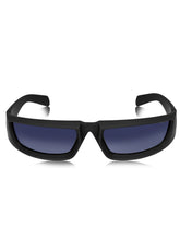 Celebrity Full Rim Black Plastic Frame With Grey UV Protected Lens Sports Sunglasses for Men & Women_5913-BK1