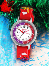 Fantasy World Red 3D Print Rubber Strap Time Teacher Analog Watch Boys & Girls FW-25-SL-05