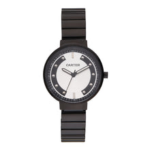 Sandy D Carter Metal White Analogue Round Watches for Women_SDC24-43-BK