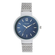 Fluid  Blue Round Stainless Steel Analog Watches for Women FL23-806L-BL01