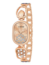 Sandy D Carter Metal Rose Gold Analogue Rectangular Watches for Women_Sandy D Carter-212-RG