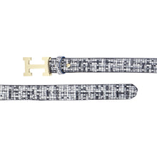 Sandy D Carter Women Black Synthetic Leather Waist Belt for Jeans & Formal Paint SDC-22-542-PTBK