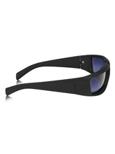 Celebrity Full Rim Black Plastic Frame With Grey UV Protected Lens Sports Sunglasses for Men & Women_5913-BK1