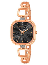 Sandy D Carter Metal Grey Analogue Rectangular Watches for Women_Sandy D Carter-216-GRY