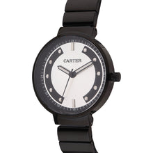 Sandy D Carter Metal White Analogue Round Watches for Women_SDC24-43-BK