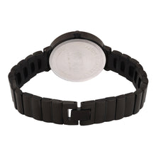 Sandy D Carter Metal Black Analogue Round Watches for Women_SDC24-44-BK