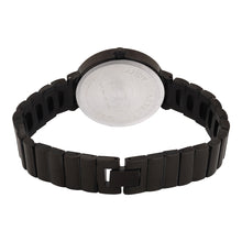 Sandy D Carter Metal White Analogue Round Watches for Women_SDC24-43-BK