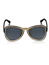 Celebrity Black Polycarbonate Frame With Black UV Protected Lens Oversized Sunglasses for Women_438-BK