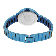 Sandy D Carter Metal Blue Analogue Round Watches for Women_SDC24-41-BL
