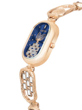 Sandy D Carter Metal Blue Analogue Rectangular Watches for Women_Sandy D Carter-214-BL