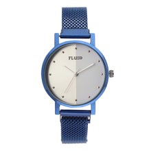 Fluid  Blue Round Allow Strap Analog Watches for Women FLWatch24-Mag-BL-07