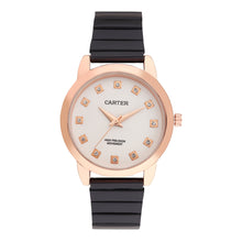 Sandy D Carter Metal Rose Gold Analogue Round Watches for Women_SDC24-60-RG-WH