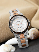 Sandy D Carter Metal Silver Analogue Round Watches for Men_Sandy D Carter-177-RG-SL