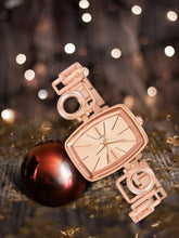 Sandy D Carter Metal Rose Gold Analogue Rectangular Watches for Women_Sandy D Carter-136-RG