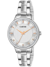 Sandy D Carter Metal White Analogue Round Watches for Women_Sandy D Carter-204-LWH