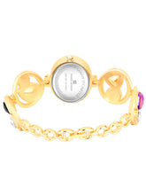 SANDY D CARTER Metal Gold Analogue Oval Watches for Women_Sandy D SANDY D CARTER-118-GD
