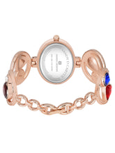 Sandy D Carter Metal Rose Gold Analogue Oval Watches for Women_Sandy D Carter-129-RG
