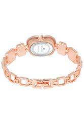 Sandy D Carter Metal Rose Gold Analogue Square Watches for Women_Sandy D Carter-133-RG