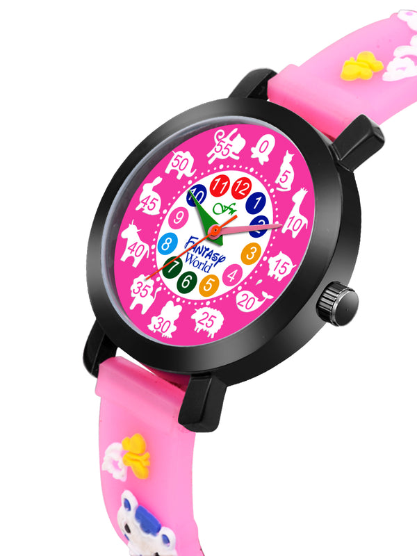 Fantasy World Stylish Watch & Sunglass Combo for Kids – Ideal Gift for Boys & Girls FW-WatchGiftSet-19