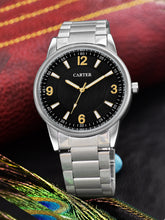 Sandy D Carter Metal Black Analogue Round Watches for Men_Sandy D Carter-191-BK