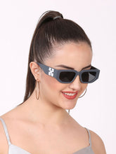 Celebrity Full Rim Black Plastic Frame With Black UV Protected Lens Wayfarer Sunglasses for Men & Women_8217-6