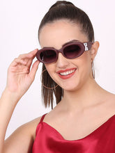 Celebrity Full Rim Brown Plastic Frame With Blue UV Protected Lens Wayfarer Sunglasses for Men & Women_8213-5