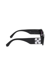 Celebrity Full Rim Black Plastic Frame With Blue UV Protected Lens Wayfarer Sunglasses for Men & Women_8216-1