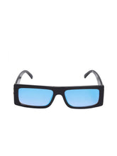 Celebrity Black Plastic Frame With Blue UV Protected Lens Wayfarer Sunglasses for Men & Women_10884-09
