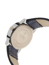 Fluid  Blue Round Leather Strap Analog Watches for Women FLWatch24-785L-BL01