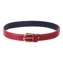 Sandy D Carter Women Red Artificial Leather Waist Belt for Jeans & Formal Paint SDC-031-RD