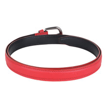 Sandy D Carter Women Red Synthetic Leather Waist Belt for Jeans & Formal Paint SDC-22-549-RD
