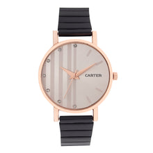 Sandy D Carter Metal Rose Gold Analogue Round Watches for Women_SDC24-59-RG-CM