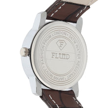 Fluid  Brown Round Leather Strap Analog Watches for Women FLWatch23-779L-BR01