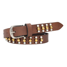 Sandy D Carter Women Brown Synthetic Leather Waist Belt for Jeans & Formal Paint SDC-23-08-BR