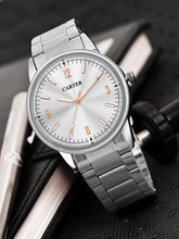Sandy D Carter Metal White Analogue Round Watches for Men_Sandy D Carter-188-WH