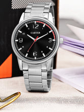 Sandy D Carter Metal Black Analogue Round Watches for Men_Sandy D Carter-193-BK