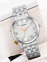 Sandy D Carter Metal White Analogue Round Watches for Men_Sandy D Carter-204-GWH