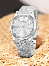 Sandy D Carter Metal Silver Analogue Round Watches for Men_Sandy D Carter-194-SL