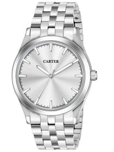 Sandy D Carter Metal Silver Analogue Round Watches for Men_Sandy D Carter-194-SL