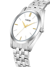 Sandy D Carter Metal White Analogue Round Watches for Men_Sandy D Carter-196-WH