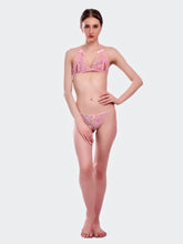 Fleurt Pink Lycra Net Bikni Set I Lingerie Set - One Size (Free Size) For Women Fleurt-Set-206-PK