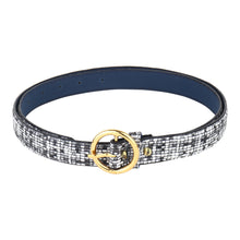 Sandy D Carter Women Black Synthetic Leather Waist Belt for Jeans & Formal Paint SDC-22-543-PTBK
