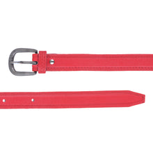 Sandy D Carter Women Red Synthetic Leather Waist Belt for Jeans & Formal Paint SDC-22-549-RD