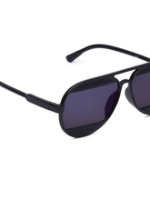 CELEBRITY Full Rim Black Plastic Frame With Blue UV Protected Lens Avaitor Sunglasses for Men_VO2601